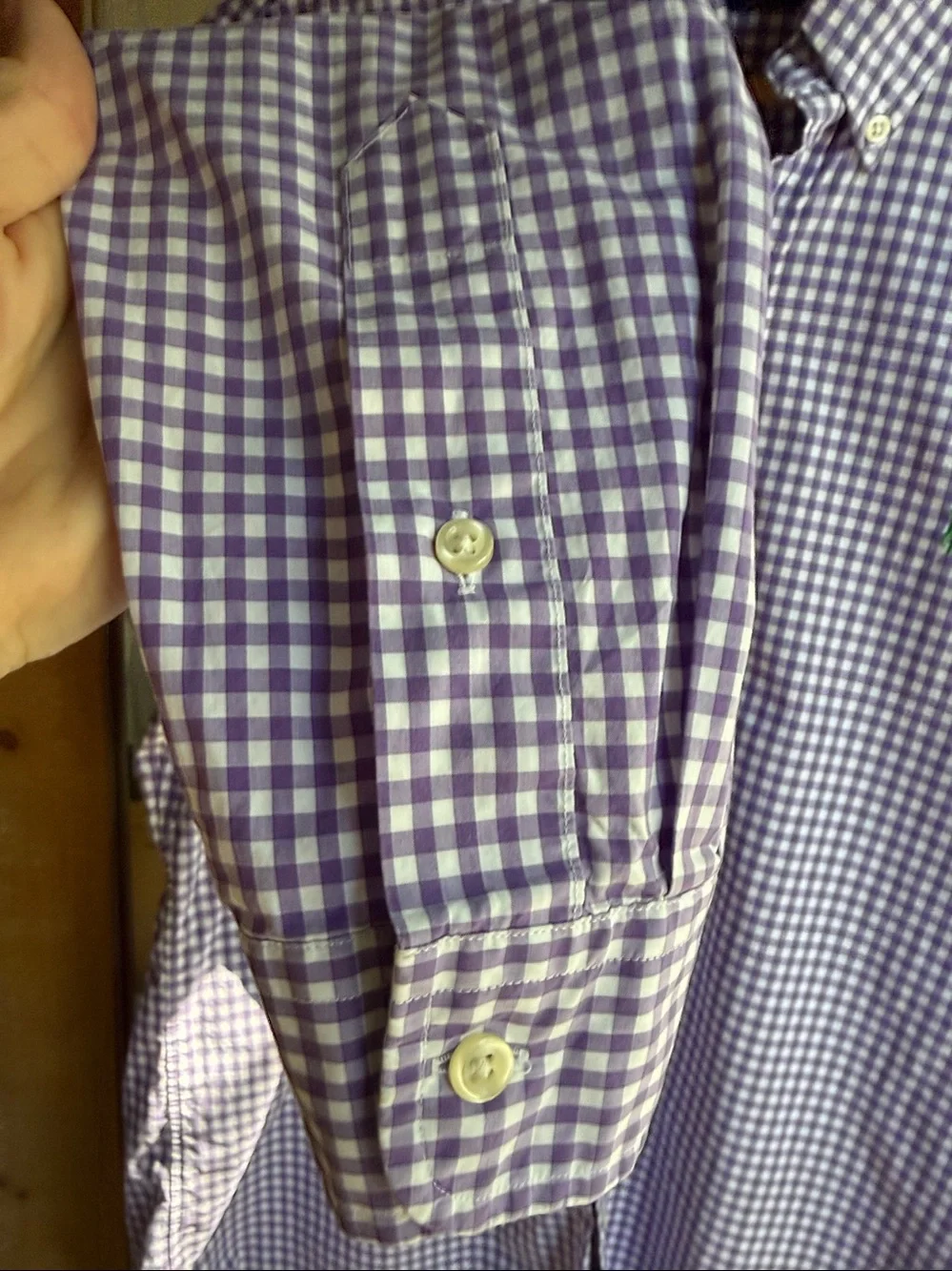 Polo Ralph Lauren Gingham Button Down Shirt Size M